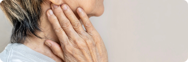 Swelling of a lymph node.