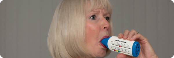 Asthma peak flow meter