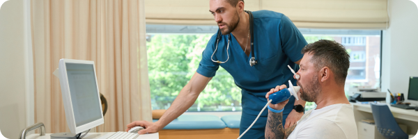 Asthma COPD spirometer